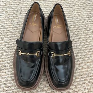 Sam Edelman Black Leather Loafers